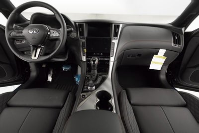 2023 INFINITI Q50 Red Sport 400 Black Opal
