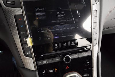 2023 INFINITI Q50 Red Sport 400 Black Opal