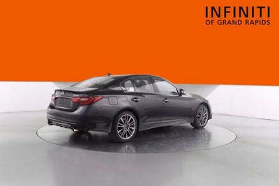 2023 INFINITI Q50 Red Sport 400 Black Opal