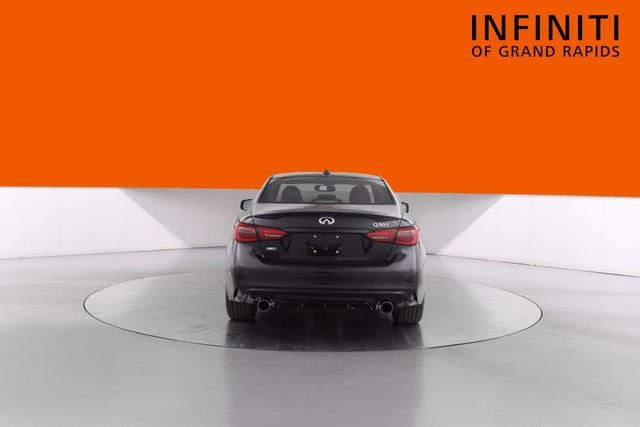 2023 INFINITI Q50 Red Sport 400 Black Opal