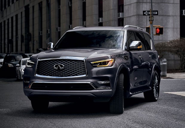 2024 INFINITI QX80 Key Features - HYDRAULIC BODY MOTION CONTROL SYSTEM | INFINITI of Grand Rapids in Southeast Grand Rapids MI