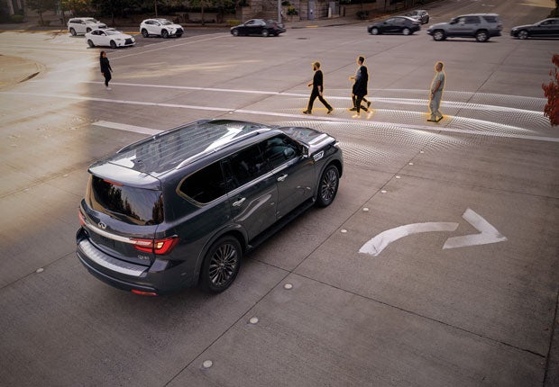 2024 INFINITI QX80 Key Features - PREDICTIVE FORWARD COLLISION WARNING | INFINITI of Grand Rapids in Southeast Grand Rapids MI
